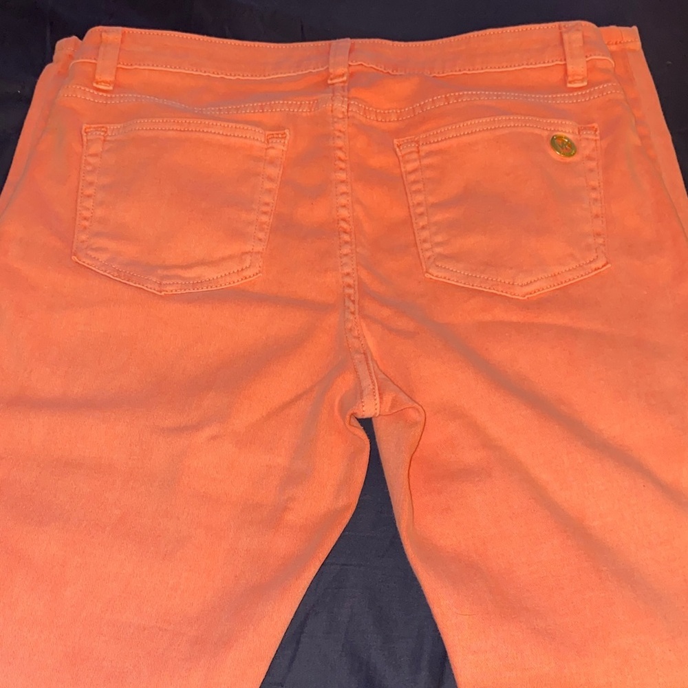 Michael Kors Women's Pink/corral Izzy skinny Jeans - Picture 2 of 3